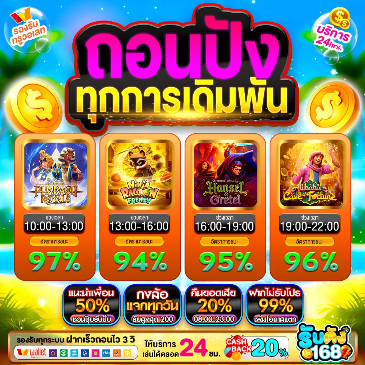 20 รับ100 ทํา 400 ถอน 200 ที่ตามหา